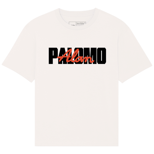 'Alan Palomo' Logo T-Shirt (Off-White) UK